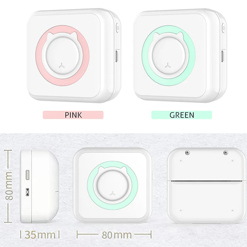 Mini Stampante Termica Portatile Bluetooth 203 DPI