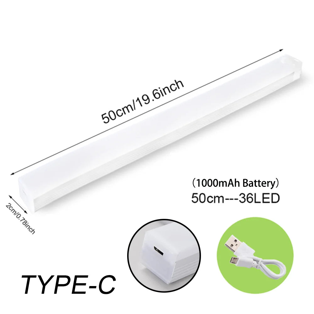 Lampada LED Ricaricabile con Sensore di Movimento – 50 cm