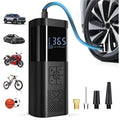 Compressore d’Aria Portatile Ricaricabile 150 PSI | Gonfiatore Digitale per Auto, Moto e Bici – Korlyo