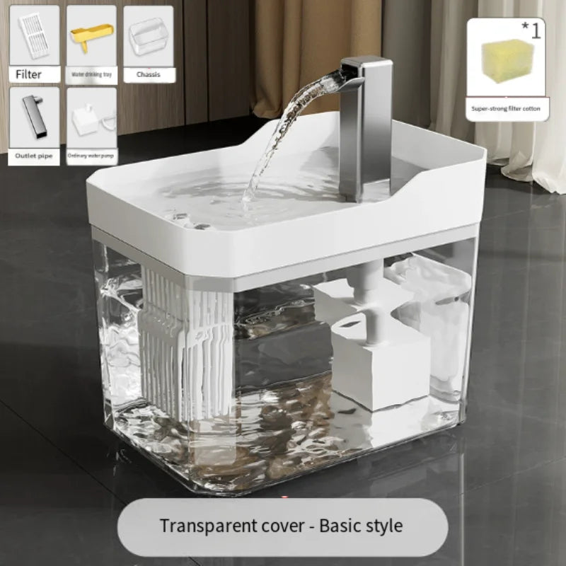 Fontanella Automatica 1,5L per Cani e Gatti con Filtro USB