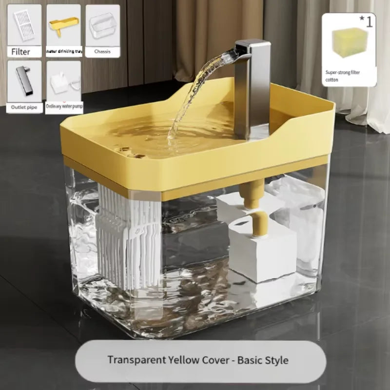 Fontanella Automatica 1,5L per Cani e Gatti con Filtro USB