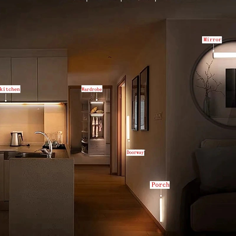 Lampada LED Ricaricabile con Sensore di Movimento – 50 cm