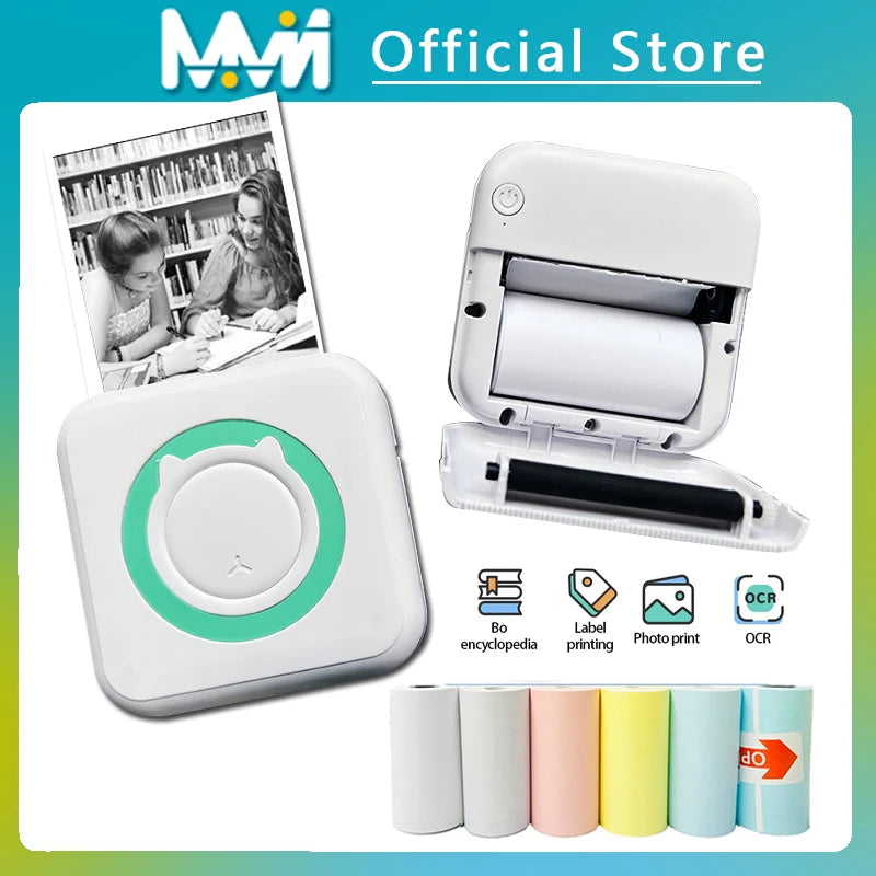 Mini Stampante Termica Portatile Bluetooth 203 DPI