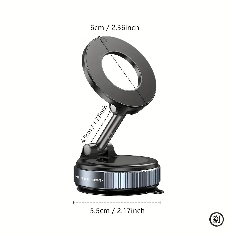 Supporto Magnetico per Smartphone da Auto 360° – Rotazione Regolabile e Fissaggio Ultra Forte