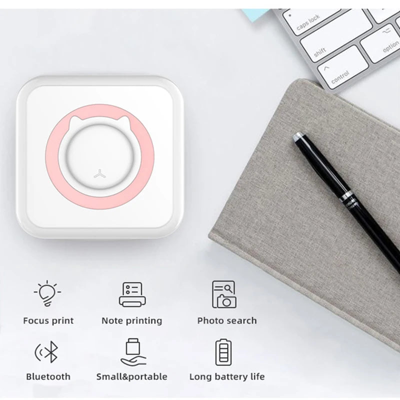 Mini Stampante Termica Portatile Bluetooth 203 DPI
