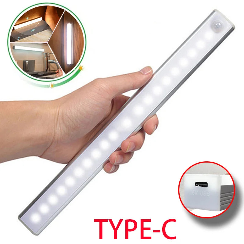 Lampada LED Ricaricabile con Sensore di Movimento – 50 cm